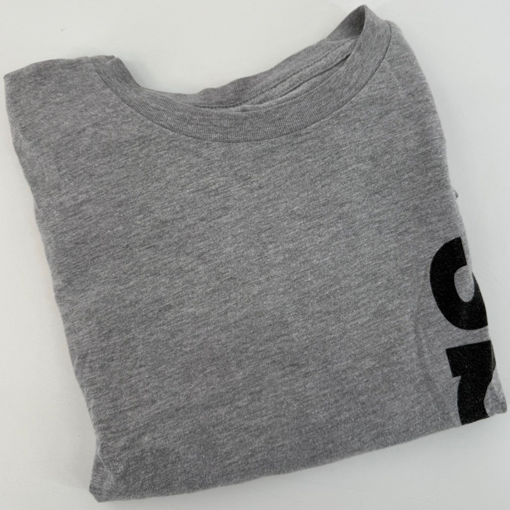 Adidas Kids Gray Short Sleeve T Shirt Logo Graphic Tee Size M 10 12‎